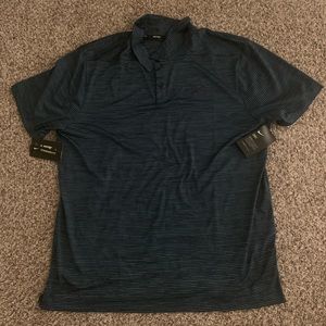 Nike Men’s XL Tiger Woods DryFit Stripe Golf Polo